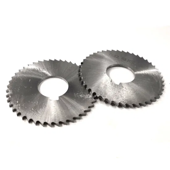 25-200mm HSS Slitting Saw Blade for Cutting Steel Alloy and Brass